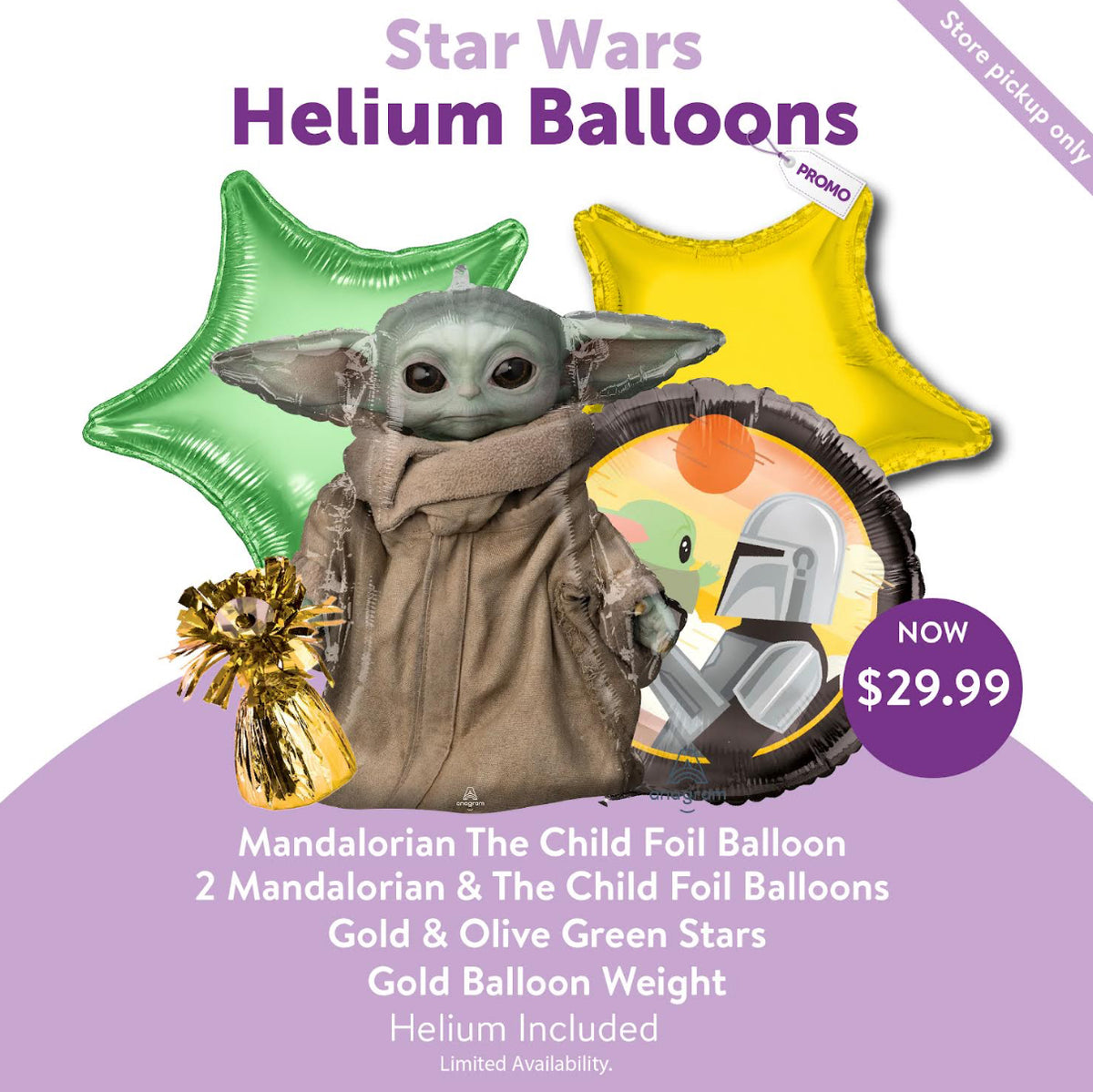 Star Wars Helium Balloon Bouquet – Funny Balloons Miami LLC