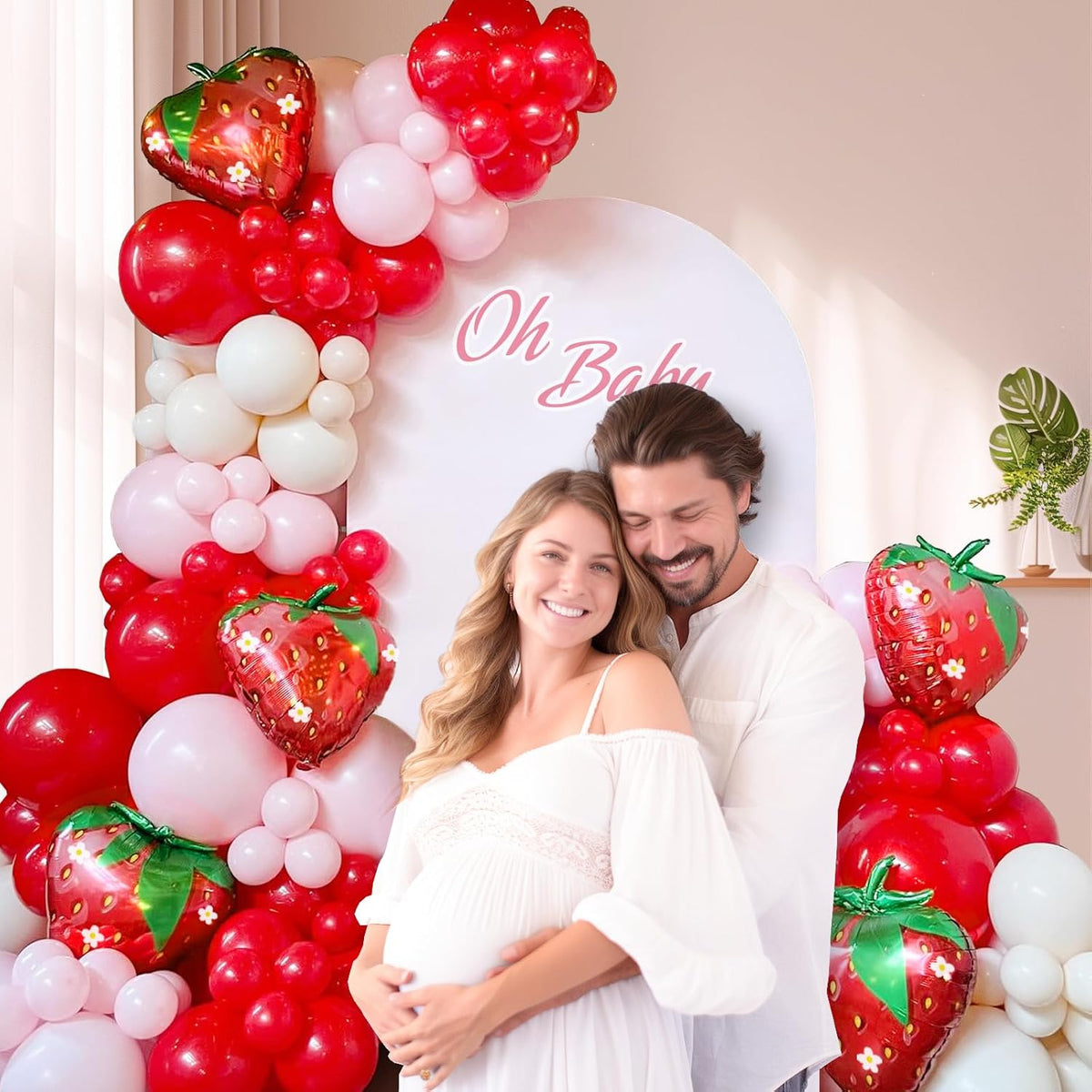 Strawberry Foil Balloon 25
