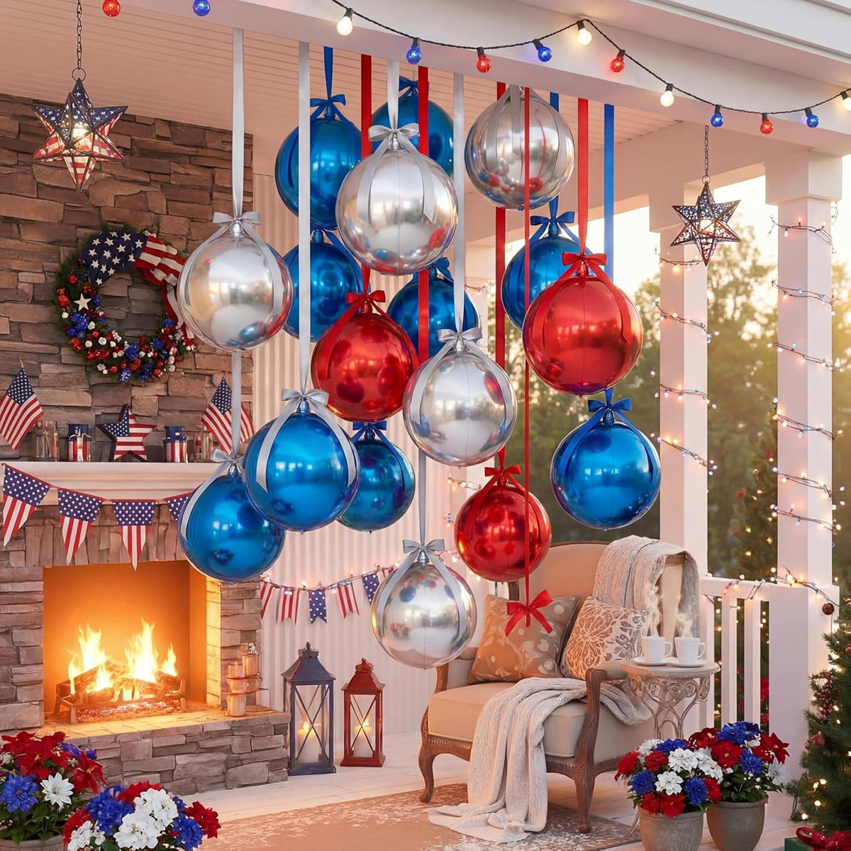 Royal Blue Orbz Balloon 15