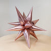 Exploding Star Rose Gold foil balloon 12579 40 inch air fill starburst balloon for elegant party decorations