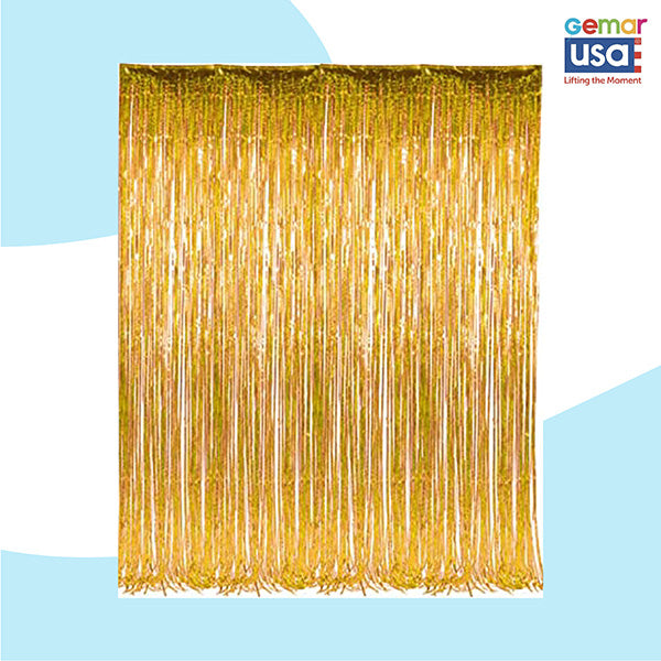 Gold Foil Party Curtain 769268