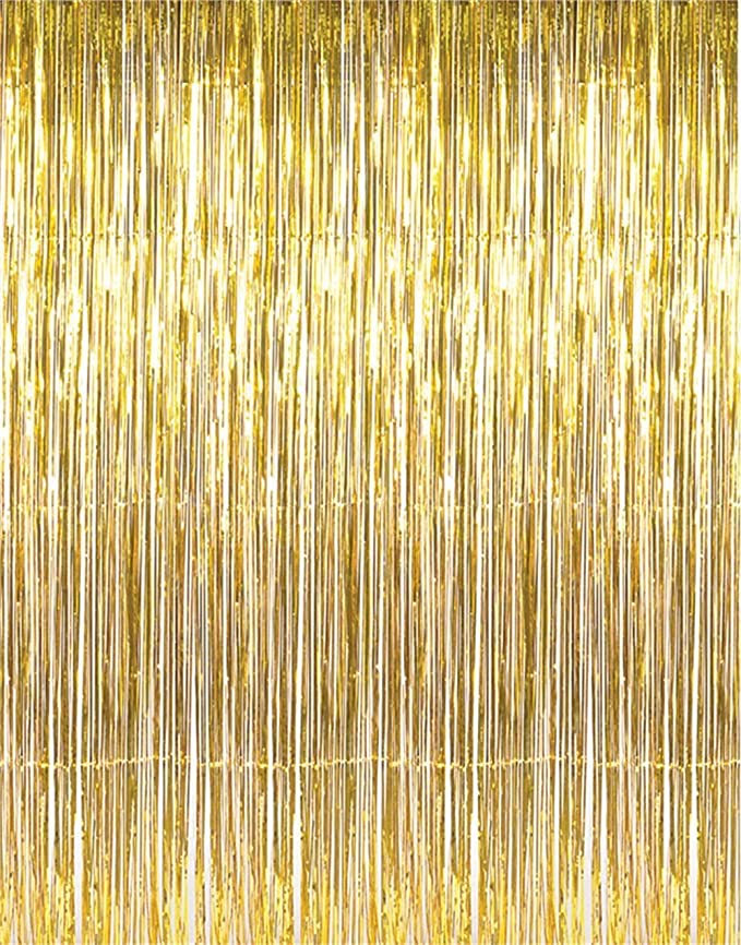 Gold Foil Party Curtain 769268