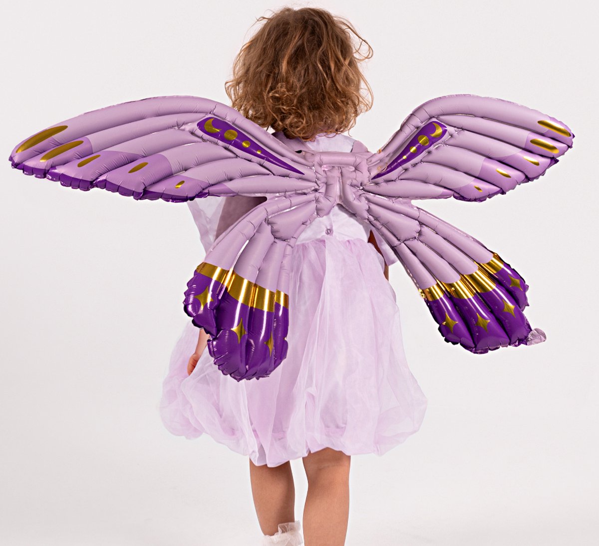 Foil Balloon Butterfly Wings Purple - FBS2