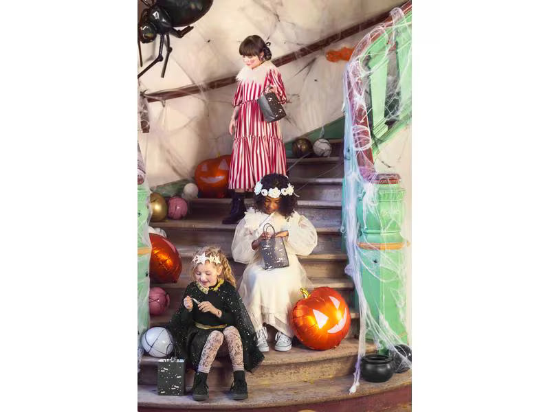 “Decorative flower crown detail close-up”