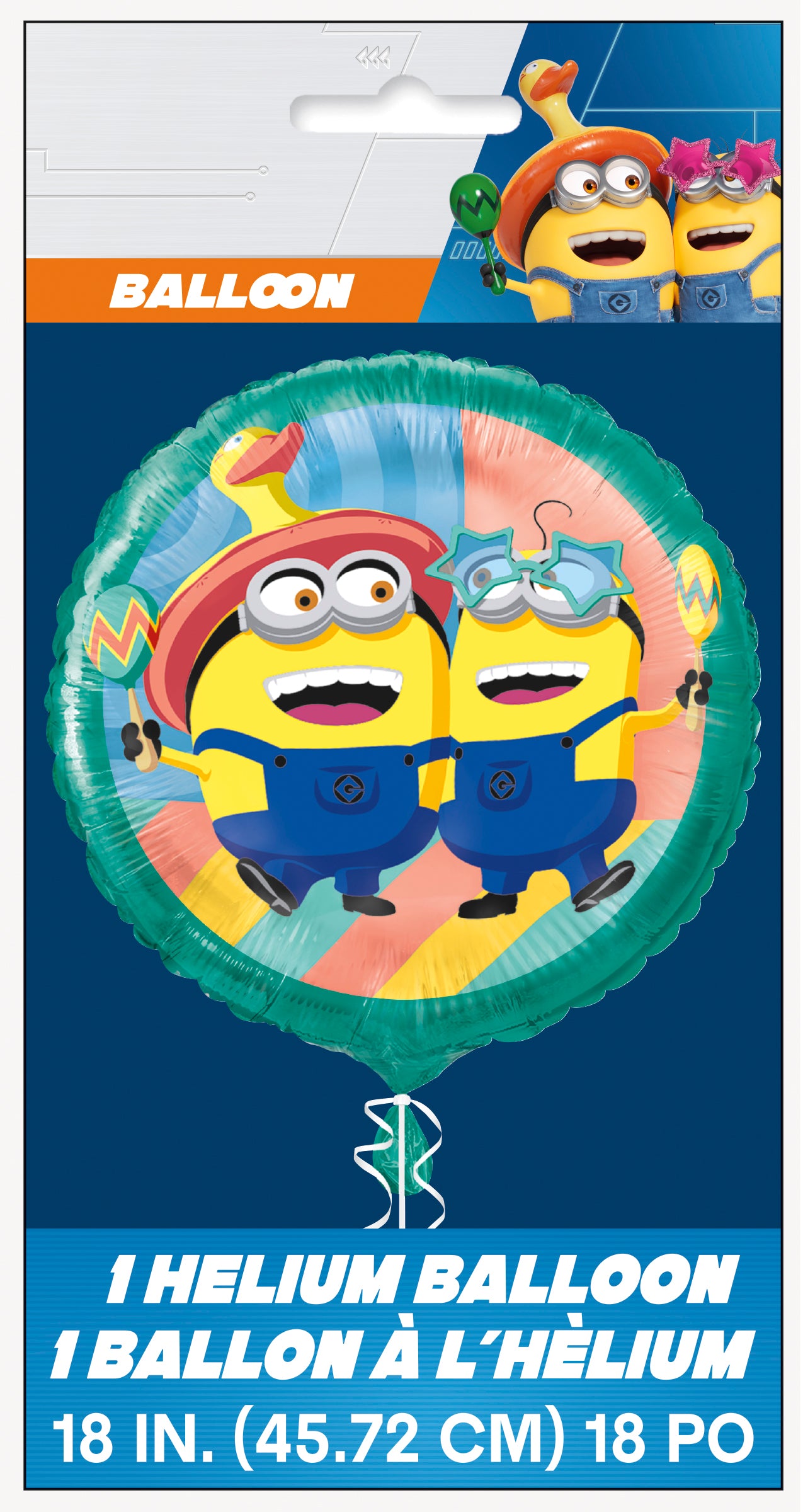 "Despicable Me 4 Minions Balloon 18 in"