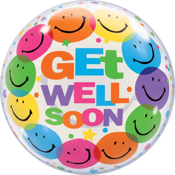 Get Well Soon Smiles Bubble 24906