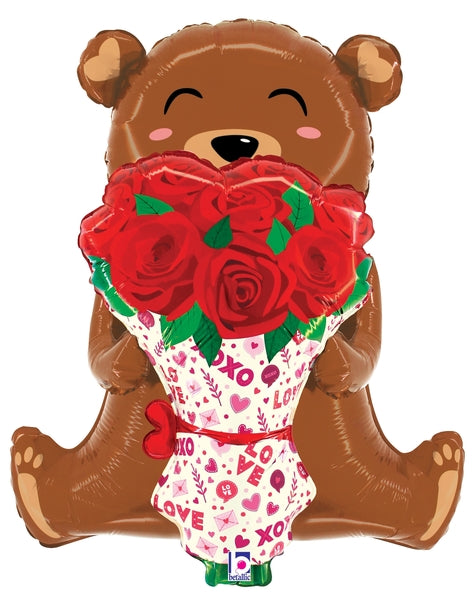 Rose Bouquet Bear 25331