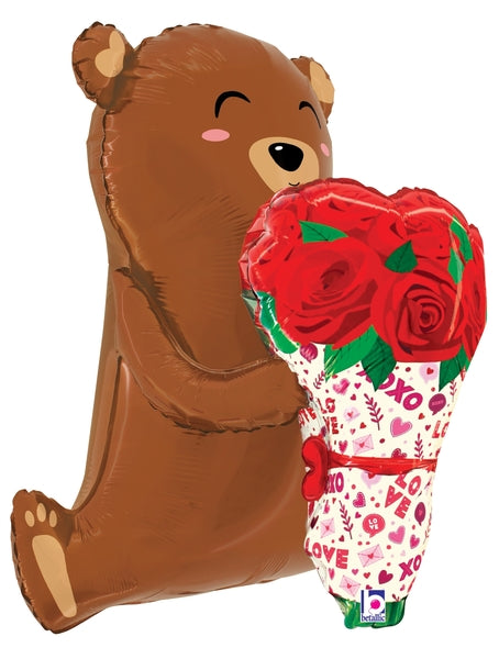 Rose Bouquet Bear 25331