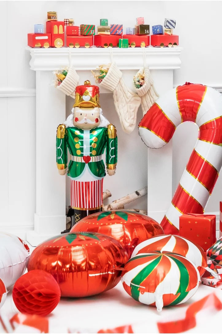 Foil Balloon Candy Cane Red - FB53-007