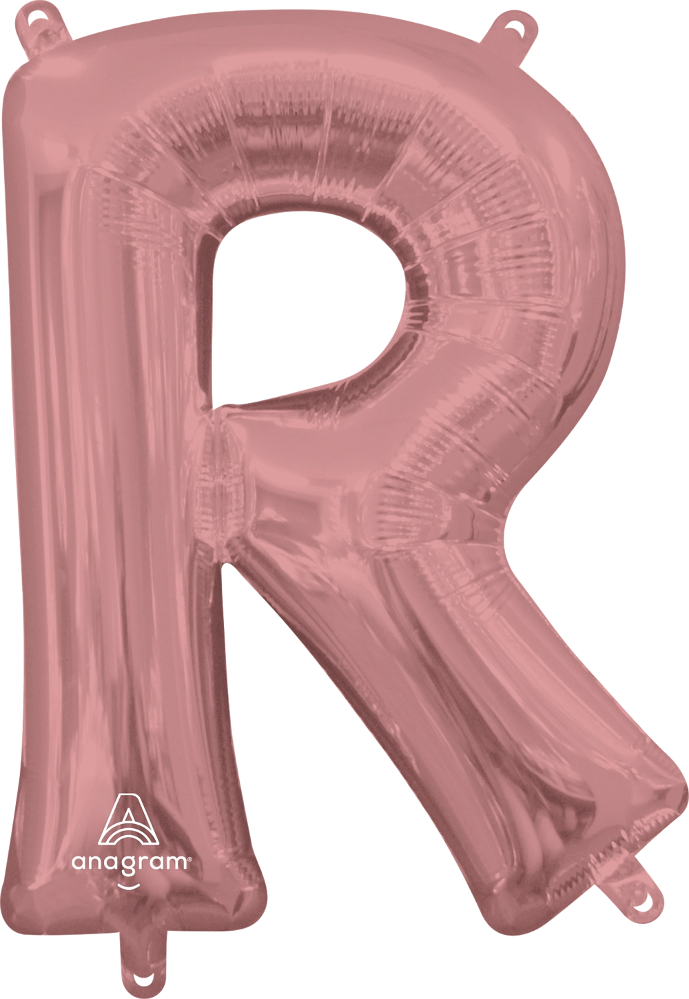 Rose Gold Letter R Balloon – Jumbo Foil Anagram – Funny Balloons Miami LLC