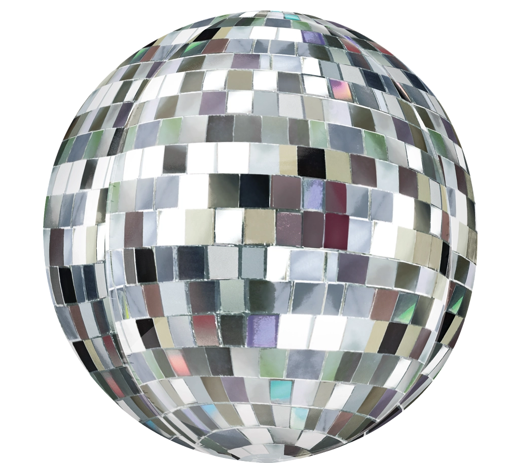 Disco Ball Orbz 4741501 - 15 in x 16 in