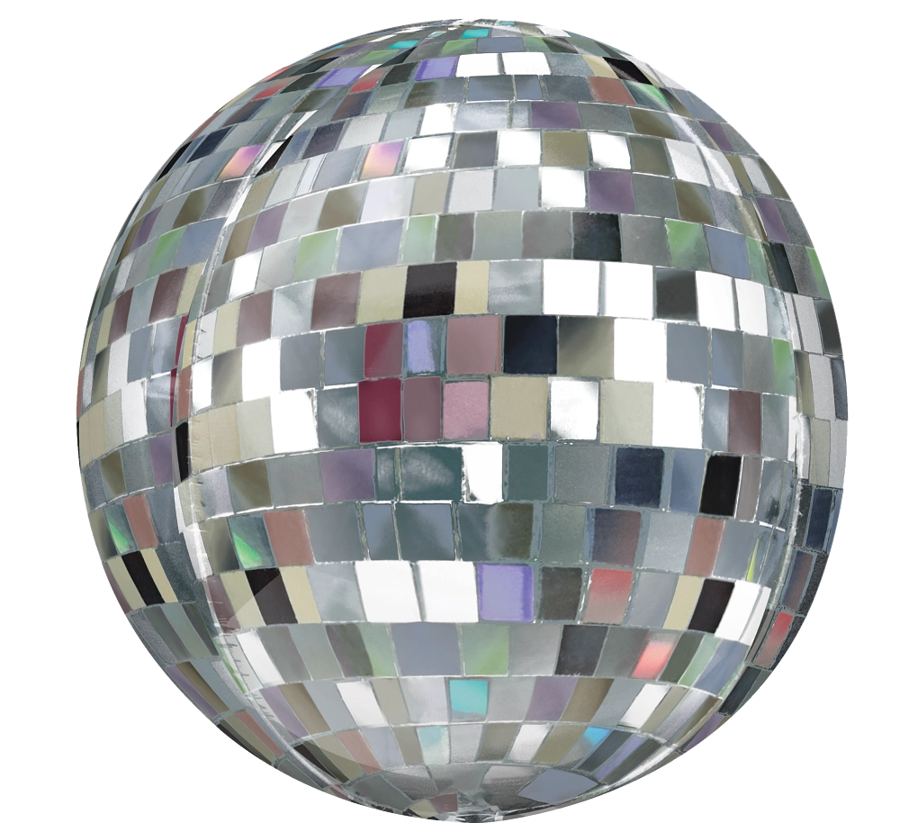 Disco Ball Orbz 4741501 - 15 in x 16 in