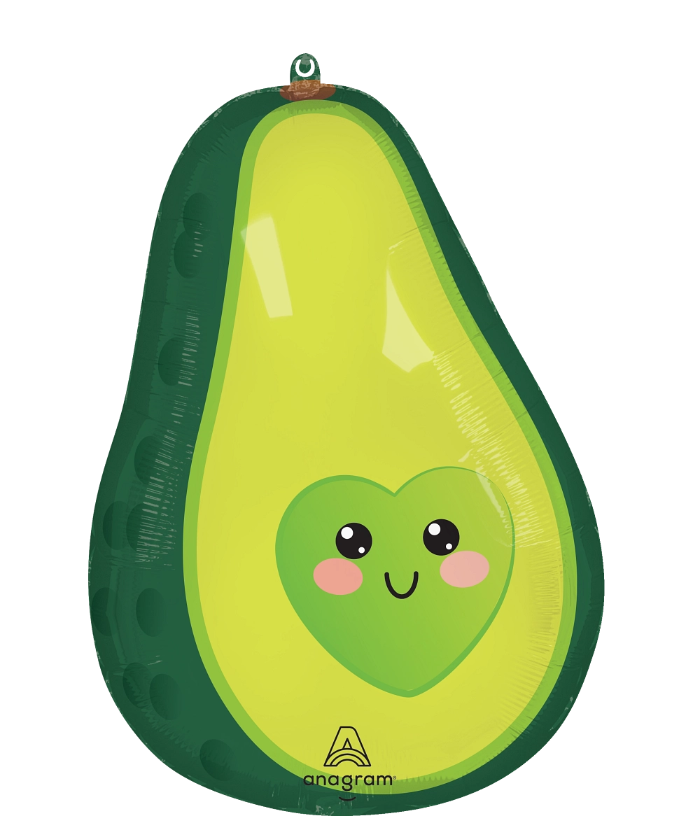 Food Friends Avocado Balloon – Cute Party Decor 4791001 – Funny