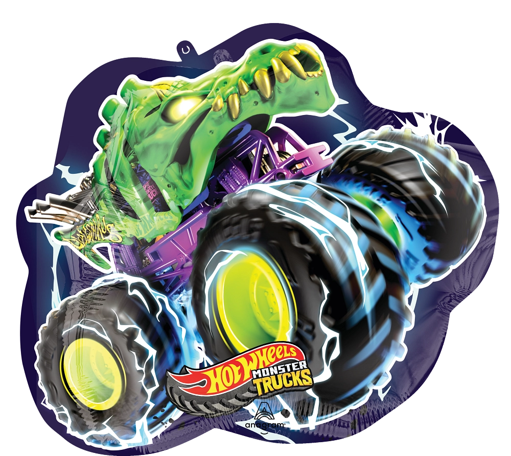 Hot Wheels Munster Truck SuperShape foil balloon