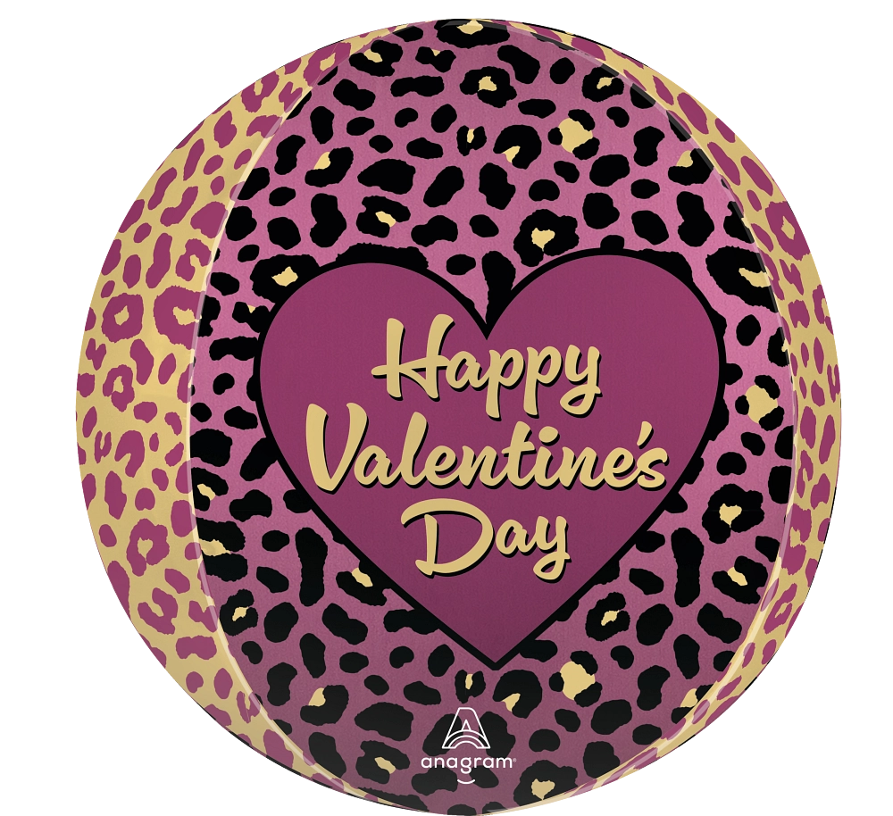 Orbz Happy Valentine’s Day Leopard Luxe 4972801 front view