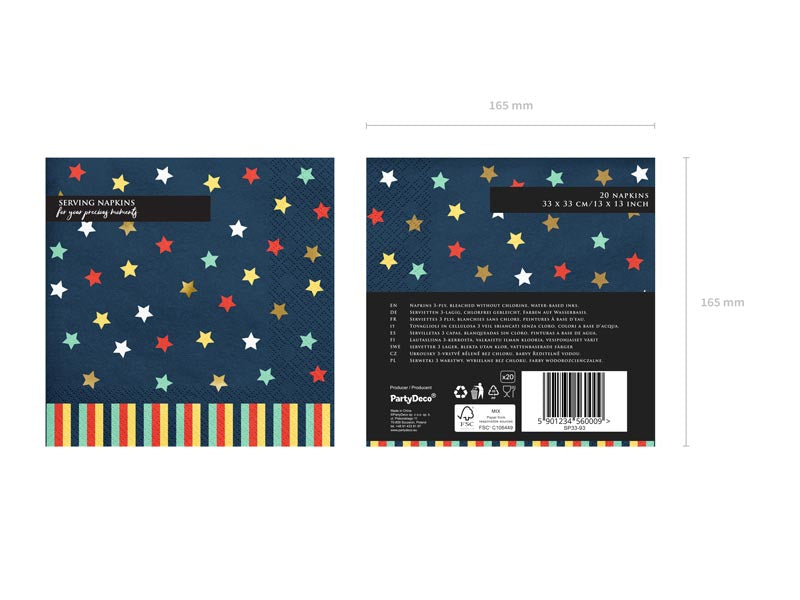 Napkins Stars - SP33-93