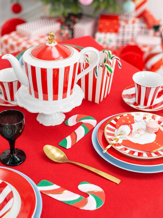 Napkins Candy Cane Mix - SPK18