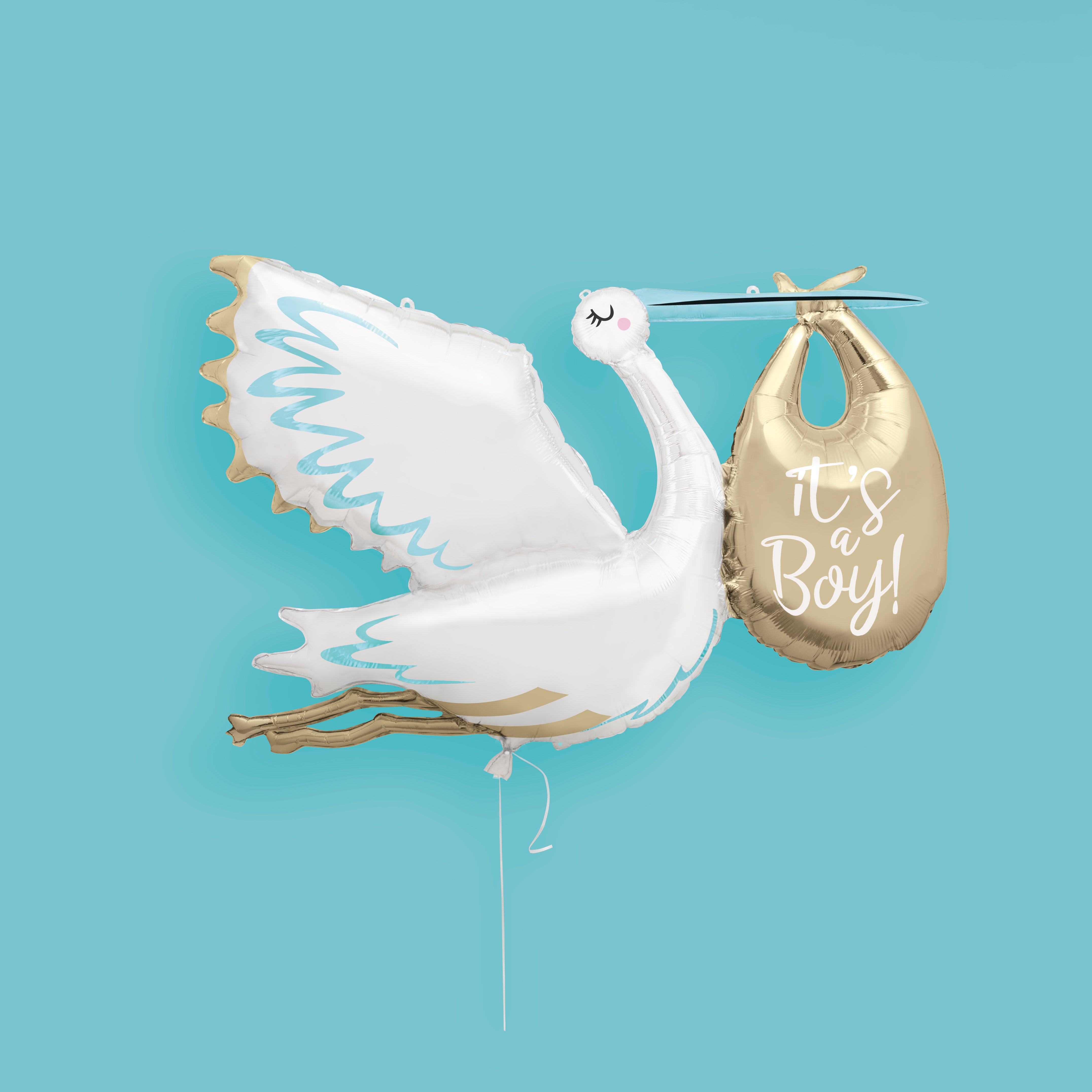 "it's a boy celebration foil balloon 62 inch - Unique "