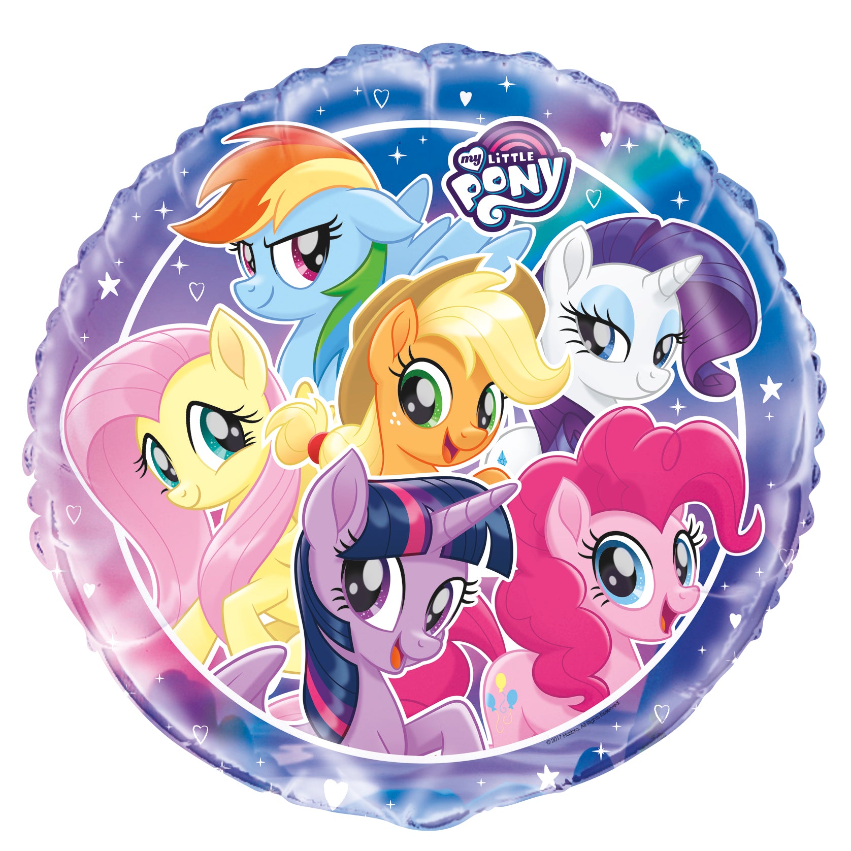 “My Little Pony 18 inch foil balloon with colorful character artwork – Hasbro licensed”