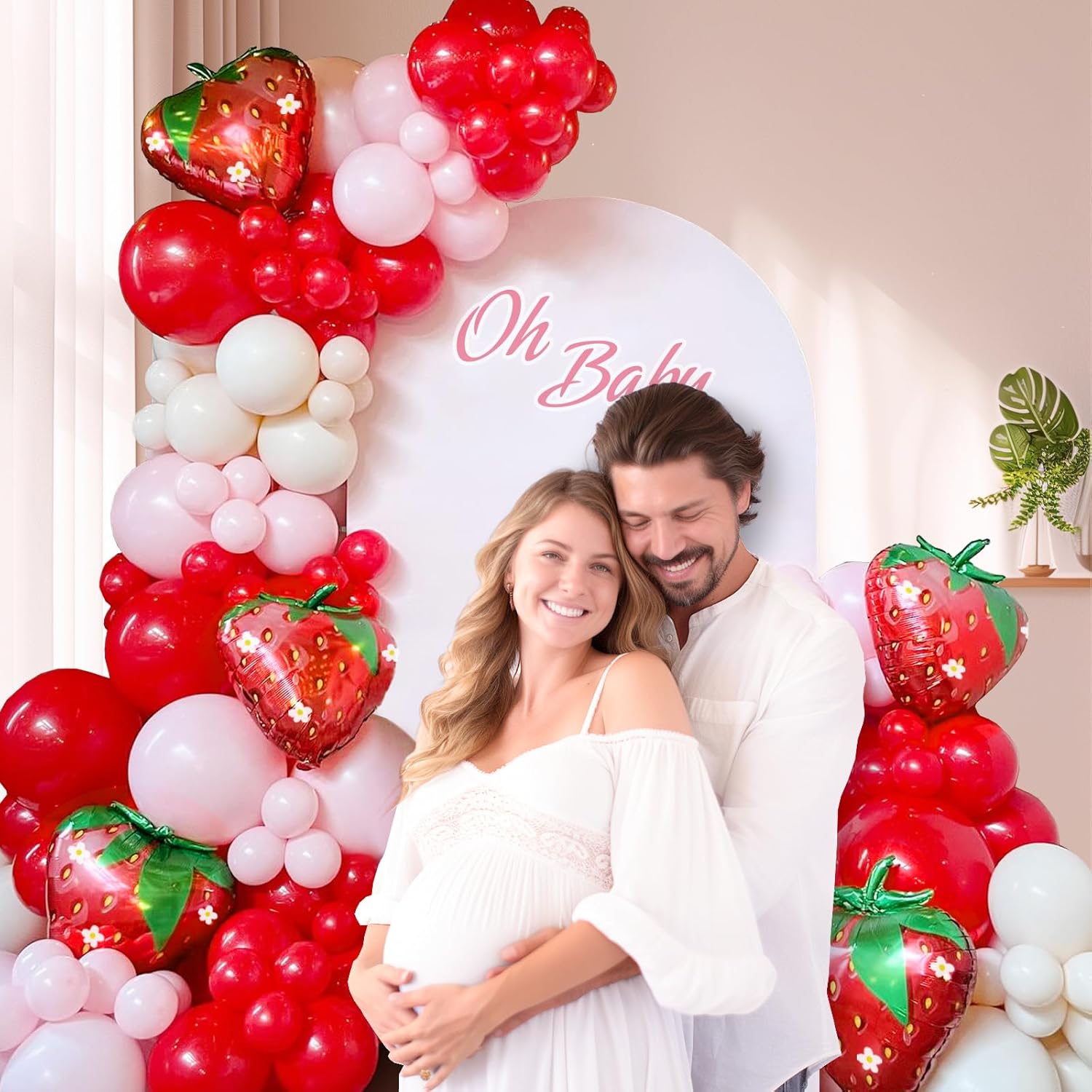 Strawberry Foil Balloon 25
