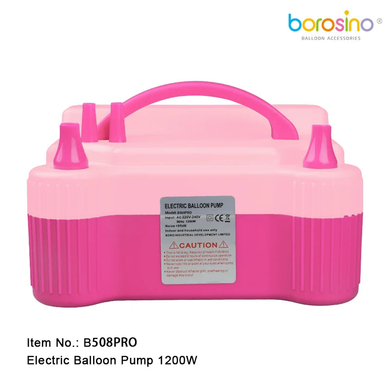 Borosino B508 PRO Electric Balloon Pump – 1200W Inflator for 5