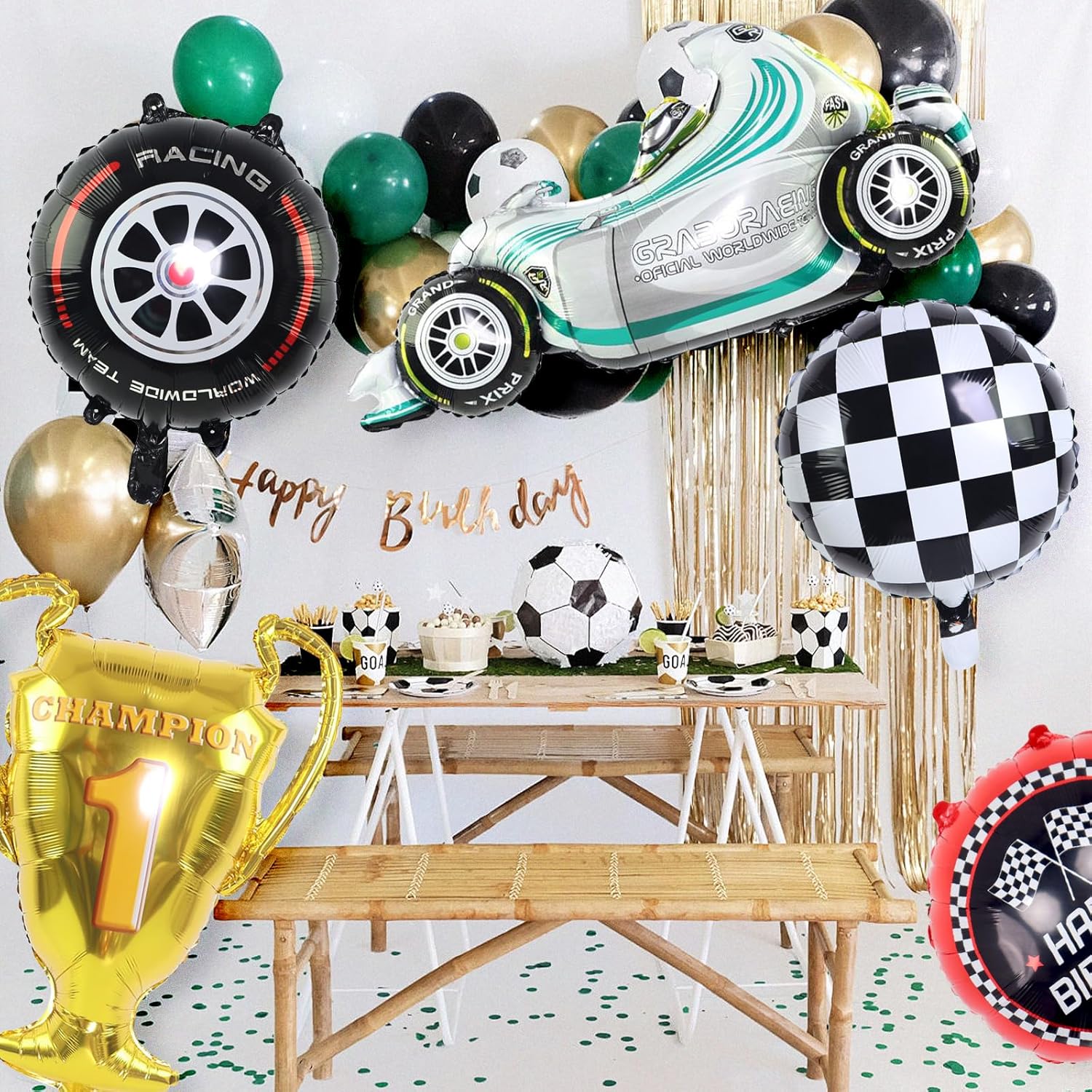 Racing Car Silver and Blue 059111 - 43 in