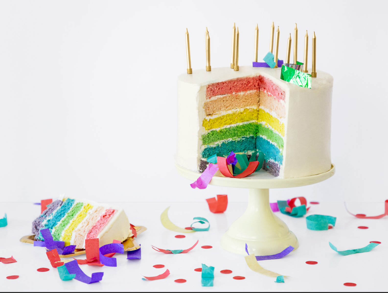 Birthday Candles Plain Metallic Gold SCP-10-019ME