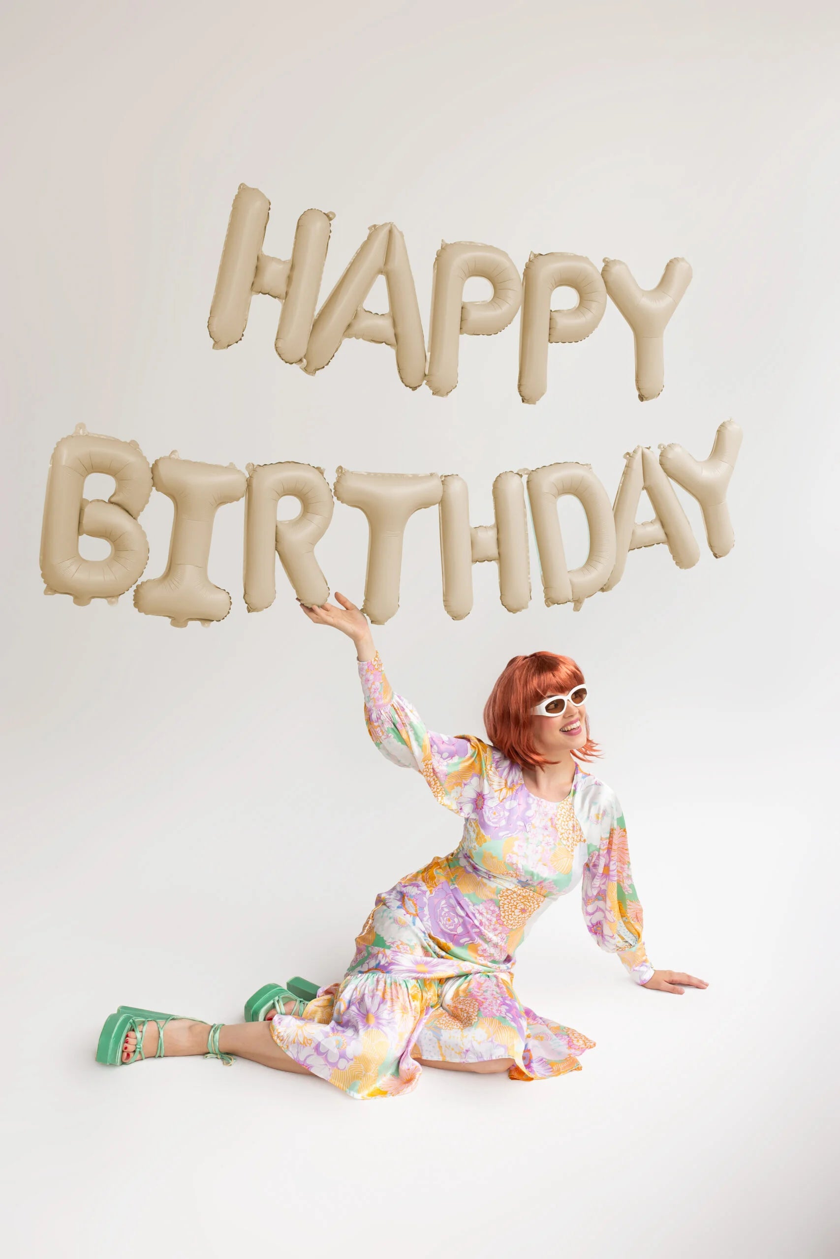 Foil Balloon Happy Birthday Latte - FB6T-013