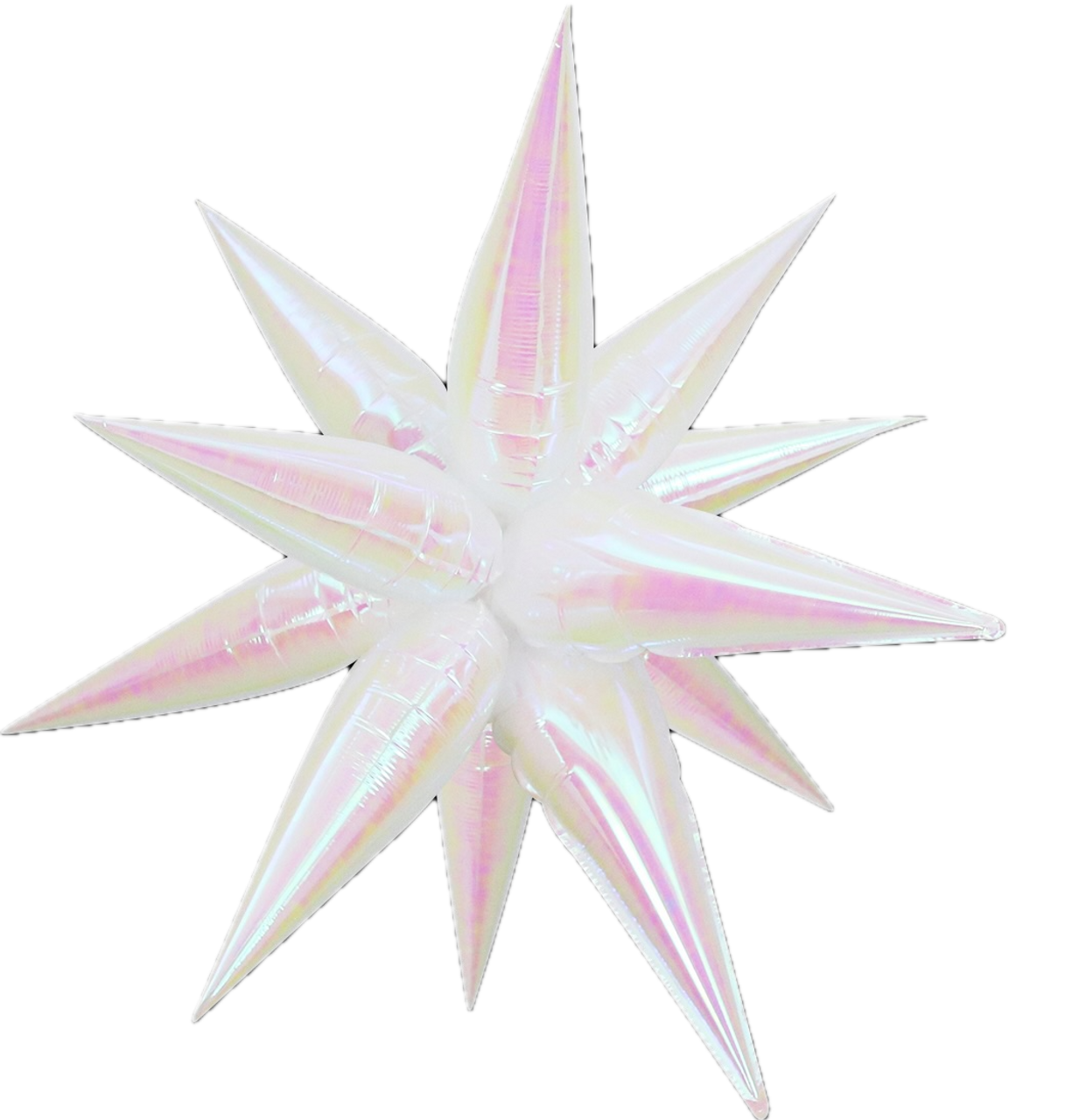 Exploding Star Pearl White Iridescent 26112 - 26 in