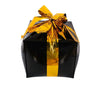 Black gift box foil balloon 24 inch with gold ribbon elegant party decor