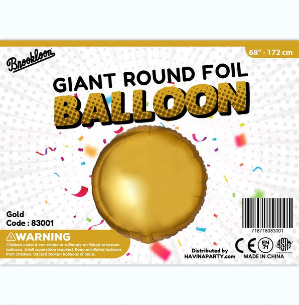 Giant Round Gold 83001 - 68 in