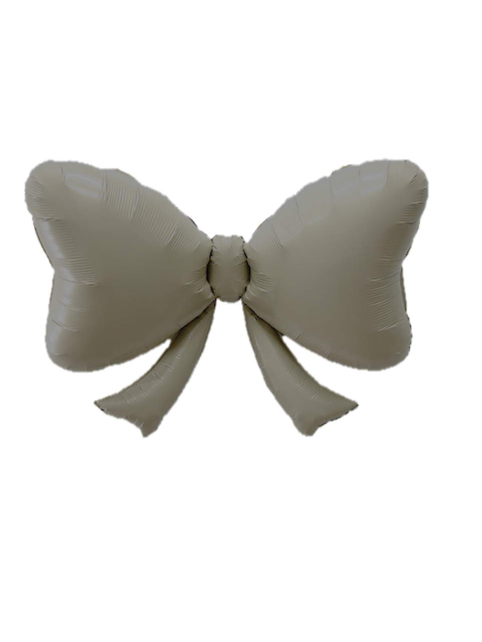 Cream bow-shaped foil balloon – 40 inch party decoration