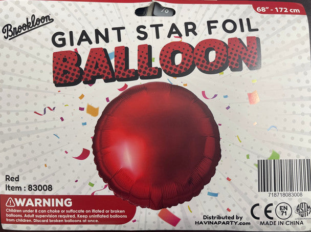 Giant Round Red 83008 - 68 in