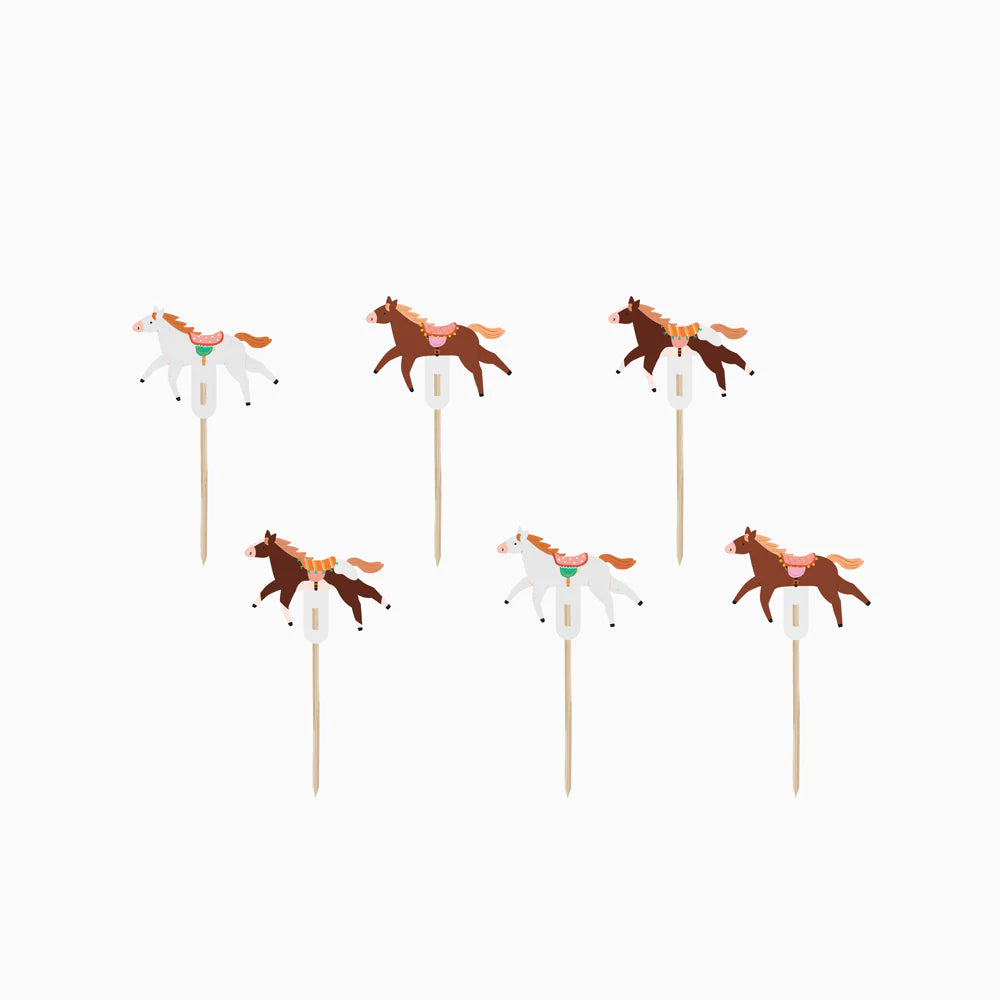 Cupcake Topper Horses - KPM36