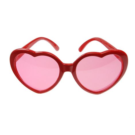Glasses Hearts Red - OKR3-007