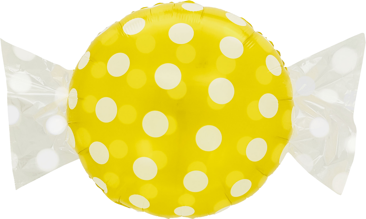 Yellow and White Dots Candy 77101 - 20 in