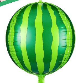 Whole Watermelon Sphere Balloon 55887 - 22 in
