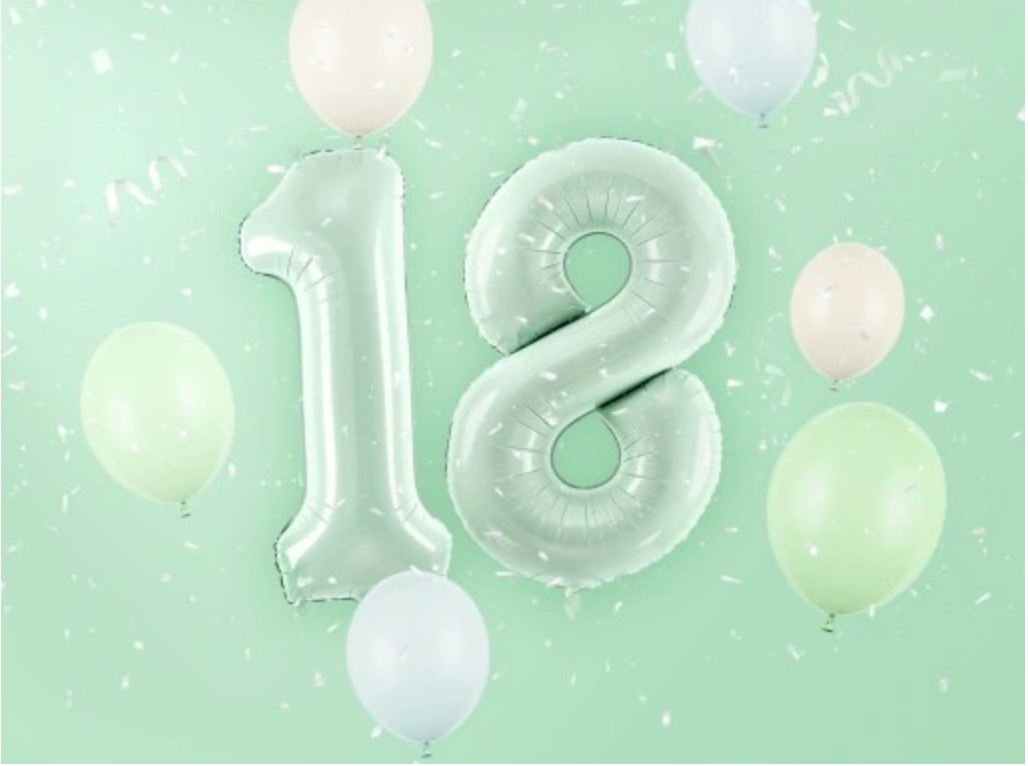 Foil Balloon Number 1 Green - FB230G-1-012
