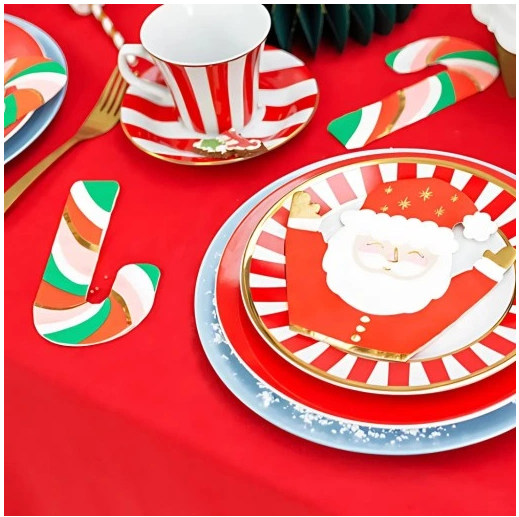 Napkins Candy Cane Mix - SPK18