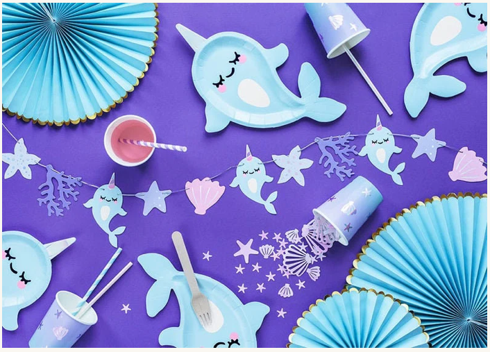 Confeti Narwhal Iridescent - KONS1-081I