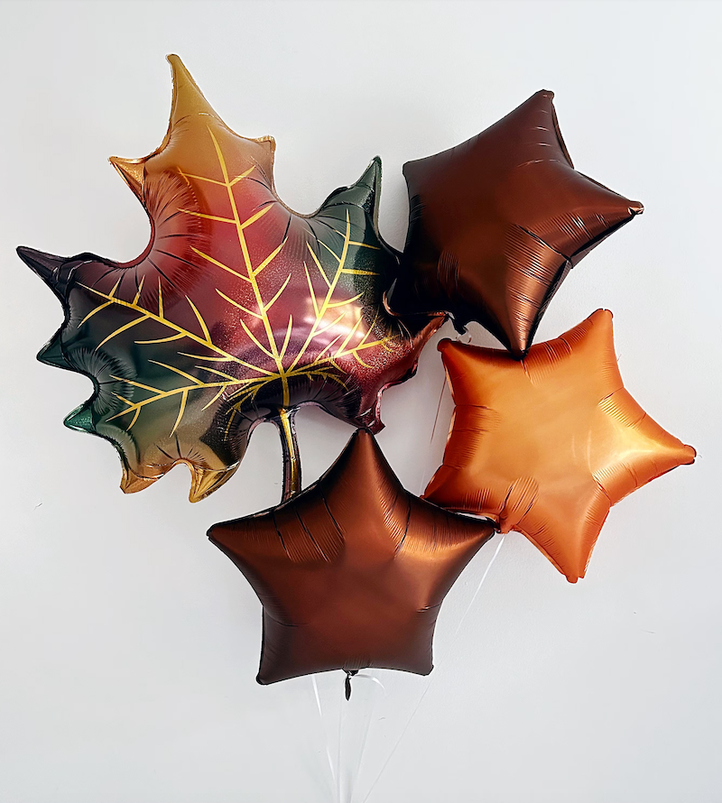 Glitter Fall Leaf 25144