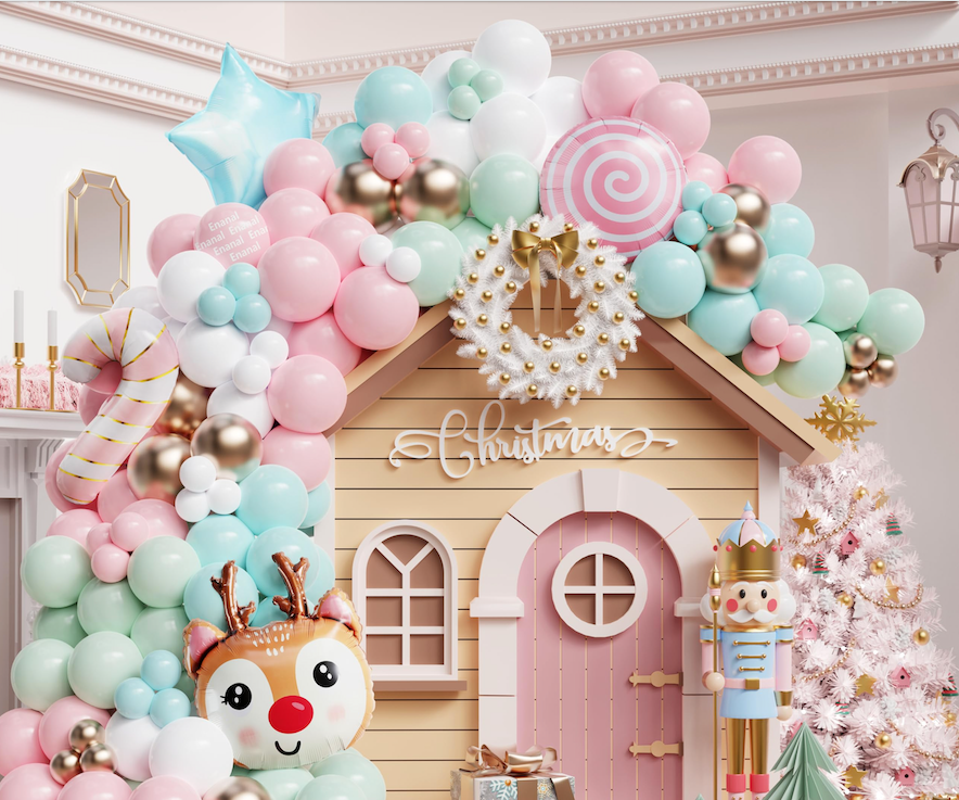 Candy Pink and White 006009