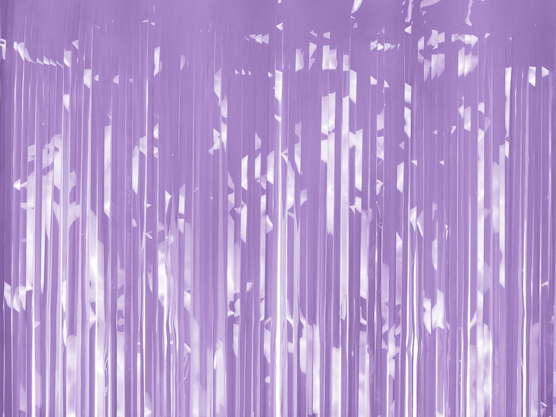 Light Violet Fringe Curtain Party Backdrop 39.4×78.7 in (100×200 cm)