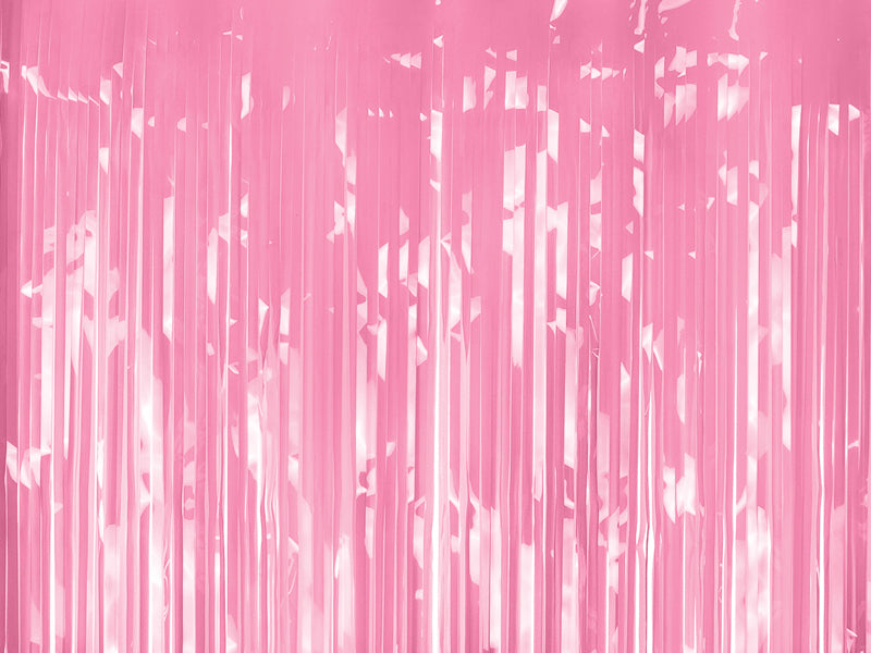 Light Pink Fringe Curtain Party Backdrop 39.4×78.7 in (100×200 cm)