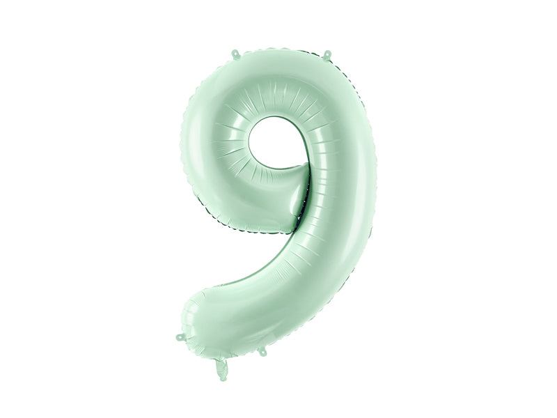 Foil Balloon Number 9 Green - FB230G-9-012