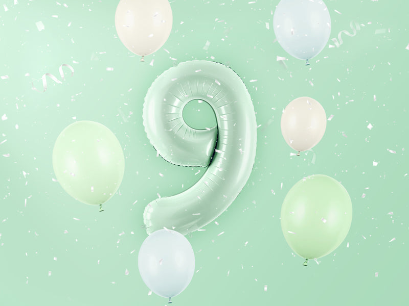 Foil Balloon Number 9 Green - FB230G-9-012