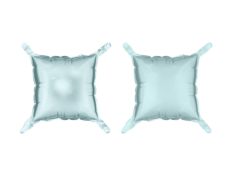 Misty Blue Double-Sided Foil Square Balloon 15.7×15.7 in