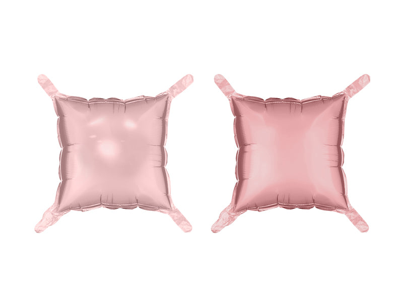 Dusty Rose Double-Sided Foil Square Balloon 15.7×15.7 in