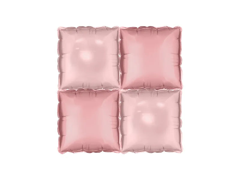 Foil Balloon Curtain Double-Sided Square Dusty Rose - FB242-4-081BR