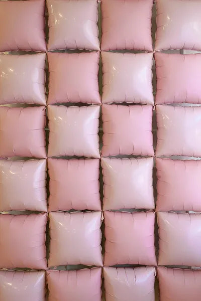 Foil Balloon Curtain Double-Sided Square Dusty Rose - FB242-4-081BR